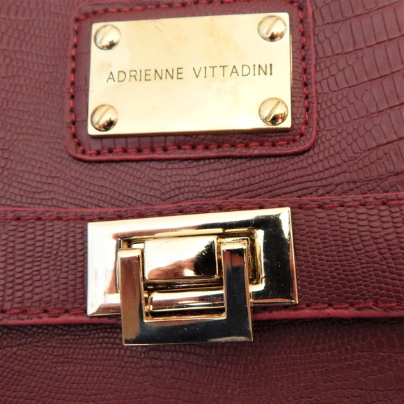 NWT Laptop tote travel Overnight bag. Dark red Vittadini DISCOUNT SHIPPING!! - Picture 3 of 7